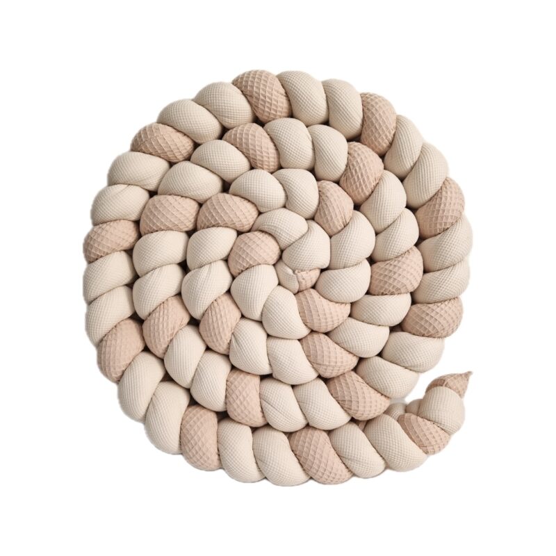 Tresse de lit – Beige et nude – Tresse tour de lit