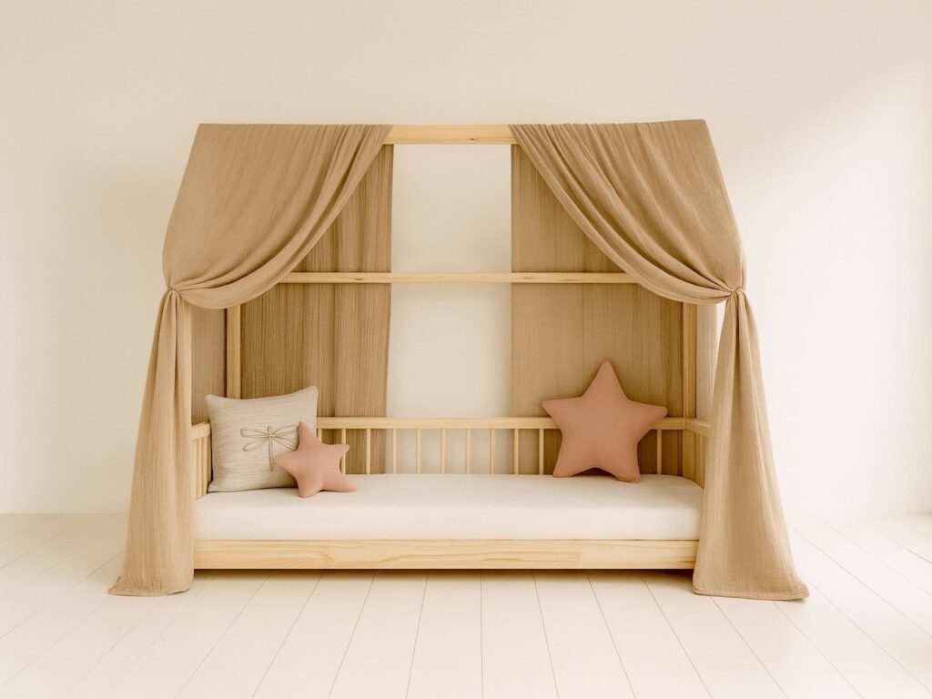 Ciel de lit cabane 90x190