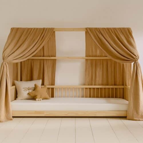 Ciel de lit cabane camel