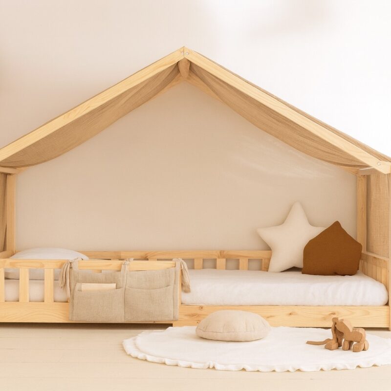 Toile de lit cabane – cappuccino