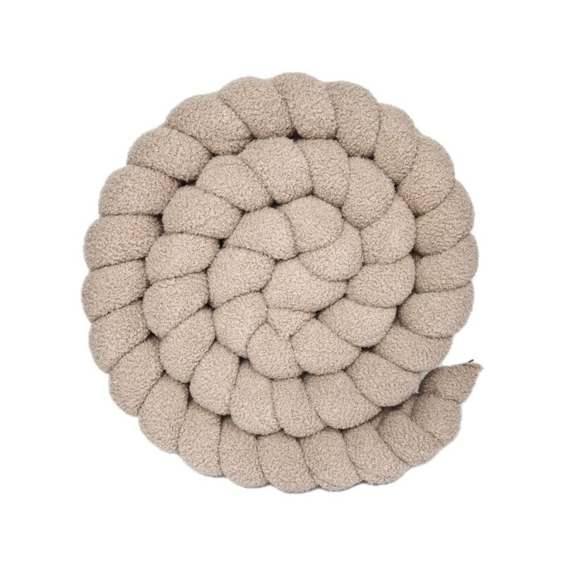 Tresse de lit – Teddy unie – Tour de lit tressé