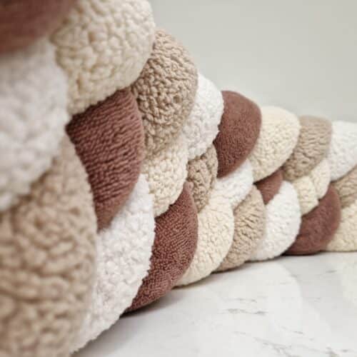 Tresse de lit tons beiges