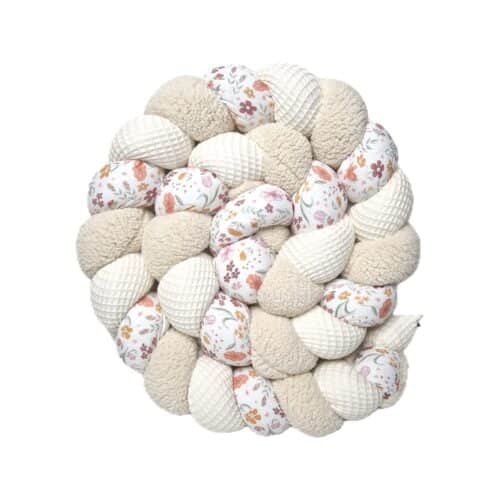 Tresse de lit fleurie