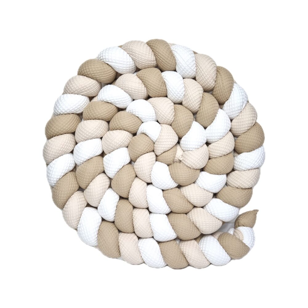 Tresse de lit beige