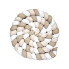 Tresse de lit beige