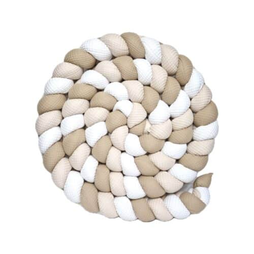 Tresse de lit beige