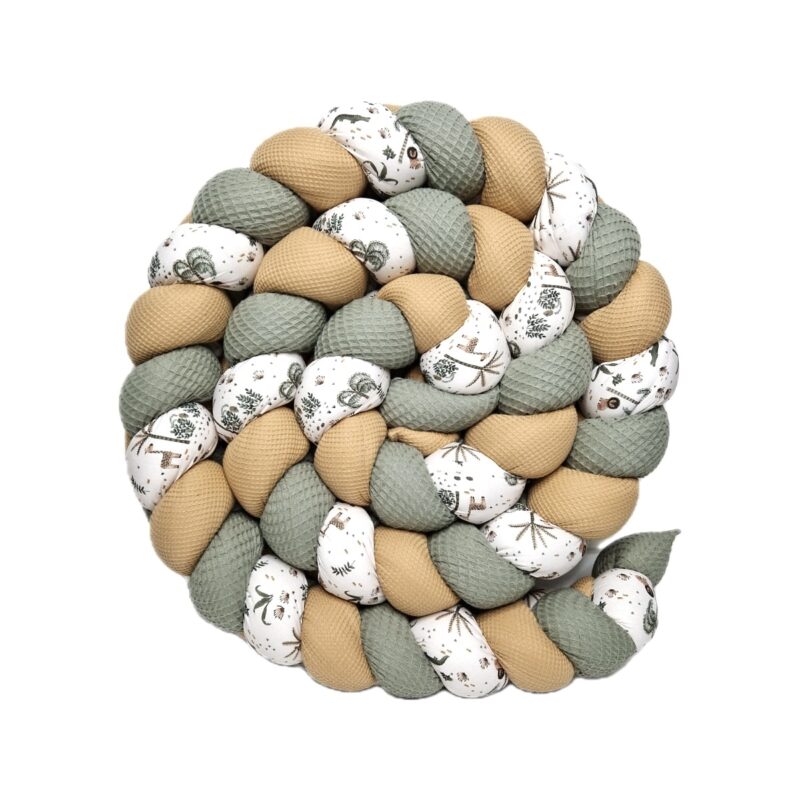 Tresse de lit – Jungle camouflage – Tour de lit tressé