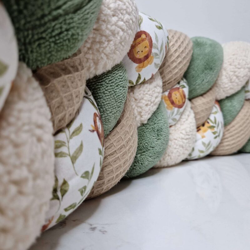 Tresse de lit 4 brins – Safari et marron glacé – Tour de lit tressé