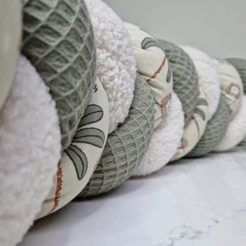 Tour de lit tressé kaki