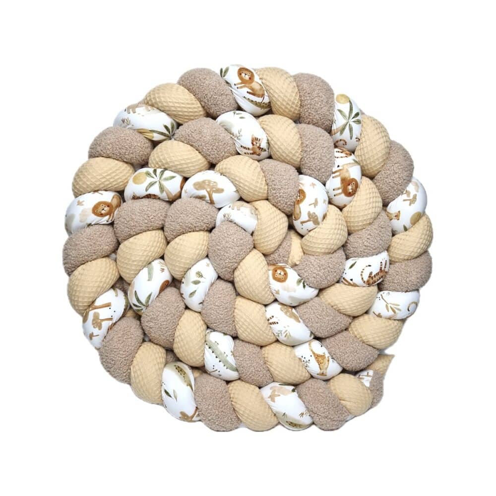 Tresse de lit thème jungle