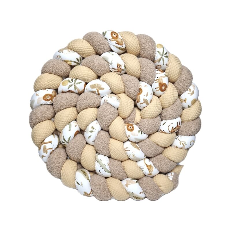 Tresse de lit – Miel et brousse – Tour de lit tressé