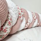 Tresse de lit vieux rose