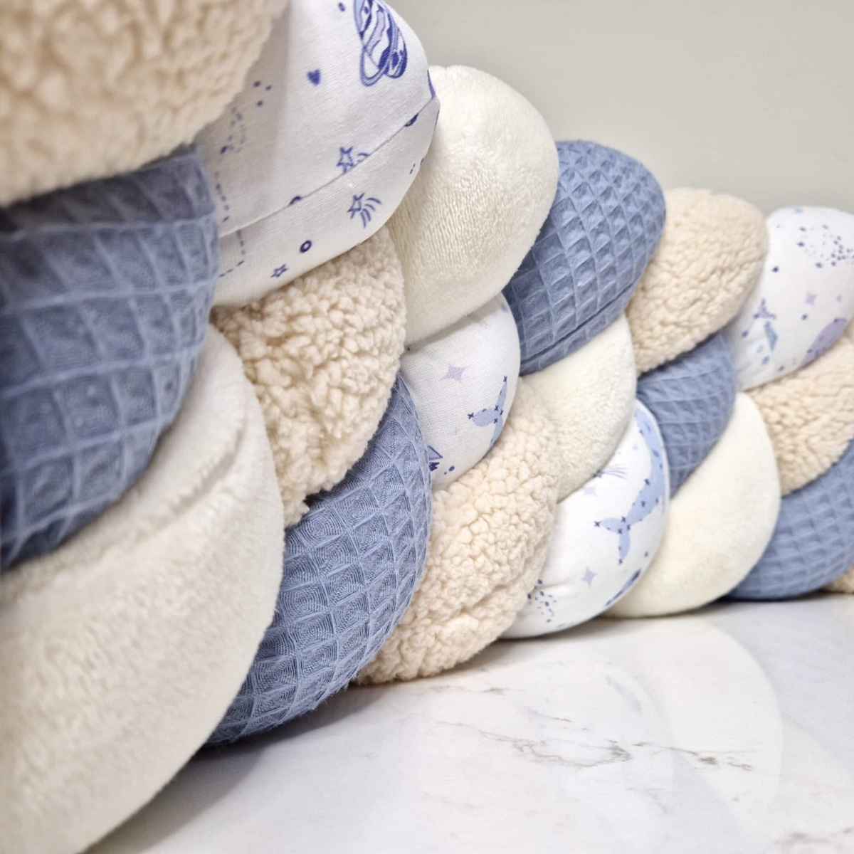 Tresse de lit 4 brins – Arctique – Tour de lit cabane