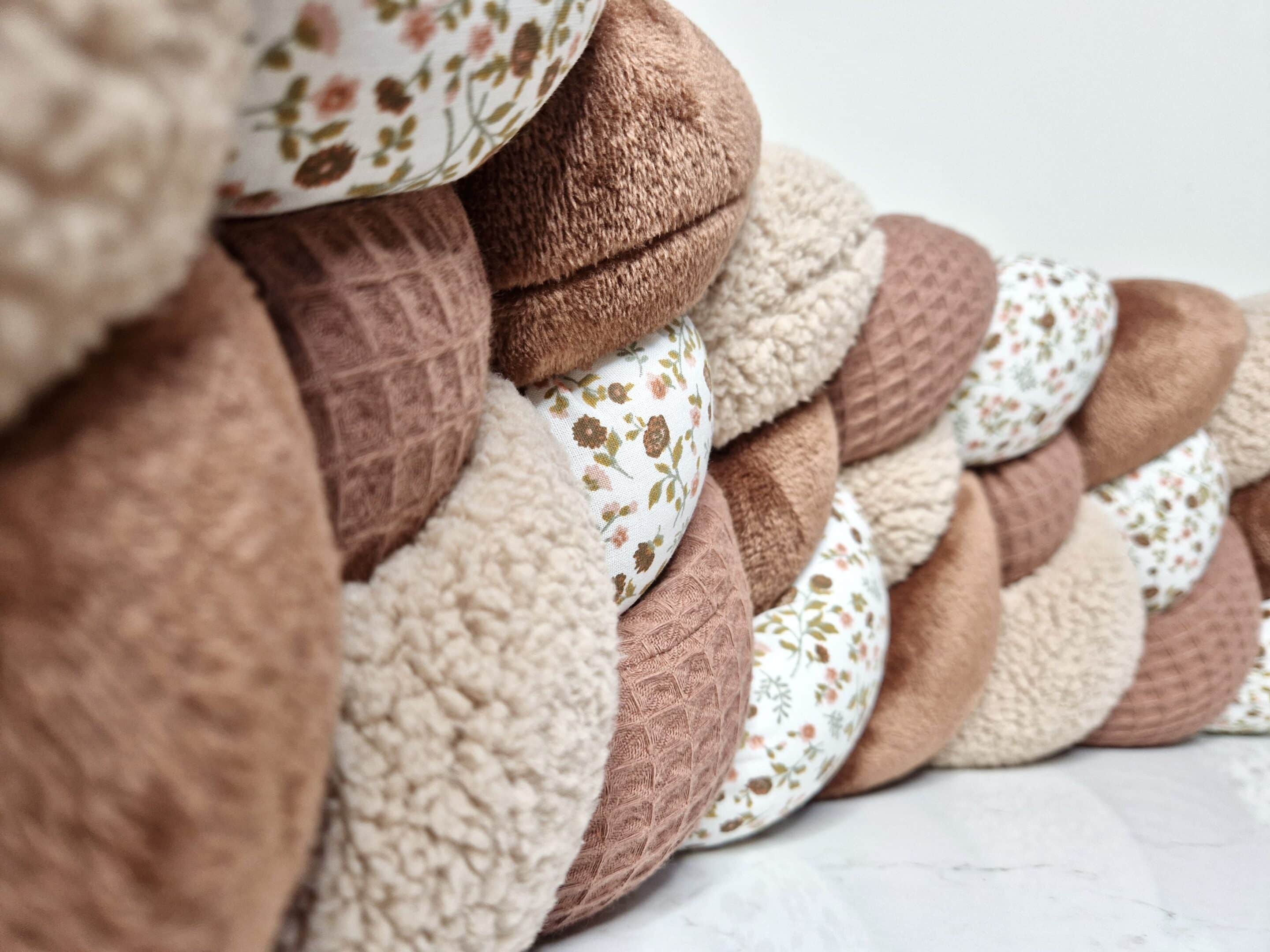 Tresse de lit 4 brins – Liberty & châtaigne – Tour de lit cabane