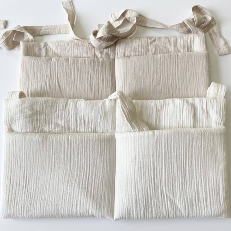 Range-doudou en double gaze de coton – 50 x 30 cm