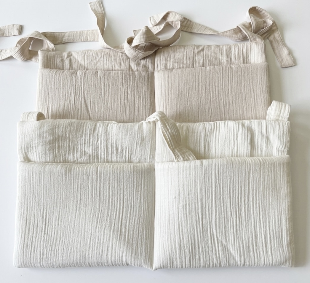 Range-doudou en double gaze de coton – 50 x 30 cm