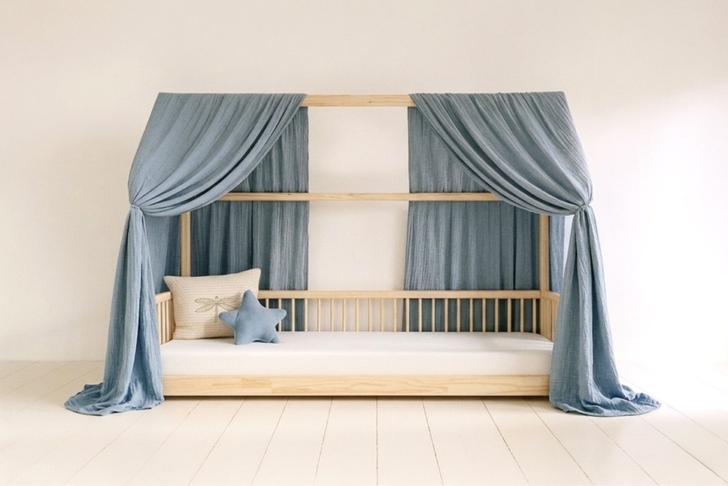 Ciel de lit cabane : type A ou type B, lequel choisir pour votre lit ?