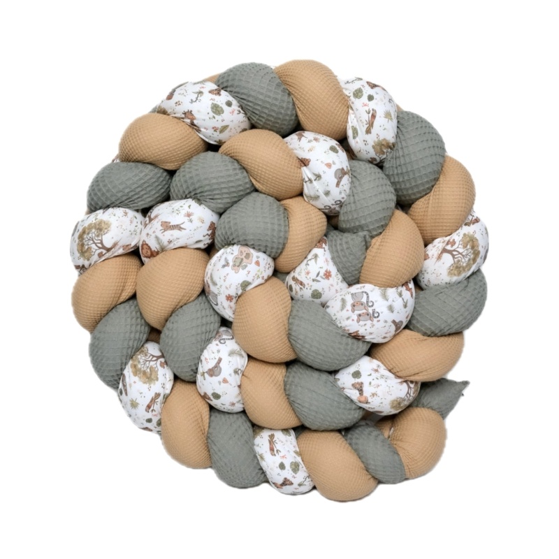 Tresse de lit – Jungle camouflage – Tour de lit tressé