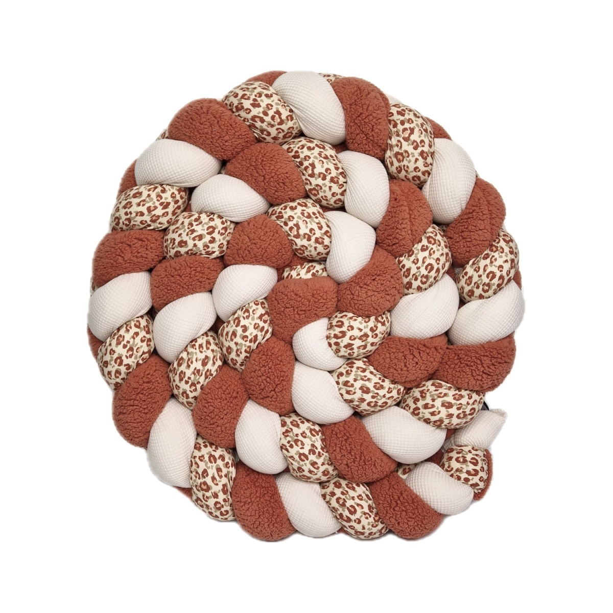 Tresse de lit – Amazone terracotta – Tour de lit tressé