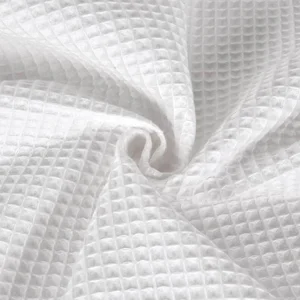 Nid d'abeille — Blanc